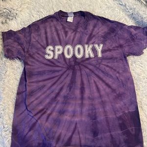 Tie dye SPOOKY short sleeve